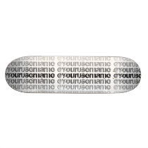 Custom Twitter @Yourusername Skateboard skateboards