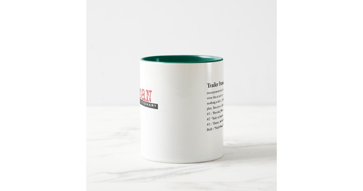 Custom Urban Dictionary twotone mug Zazzle