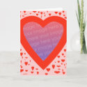 Custom Valentine's Day Card - 1 card