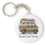 Custom Van Camper RV Keychain HSH