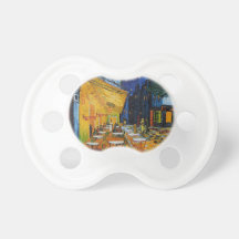 Custom Van Gogh Cafe Terrace Vintage Fine Art Baby Pacifiers