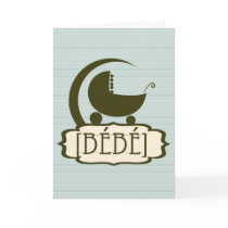 Custom Vintage Baby  Card cards
