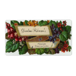 Custom Vintage Floral Canning Jar, Craft Label labels