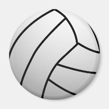Custom VolleyBall Sports Product Fridge Magnet