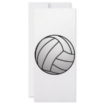 Custom VolleyBall Sports Product rack cards