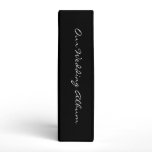Custom Wedding Album Binder Burgundy