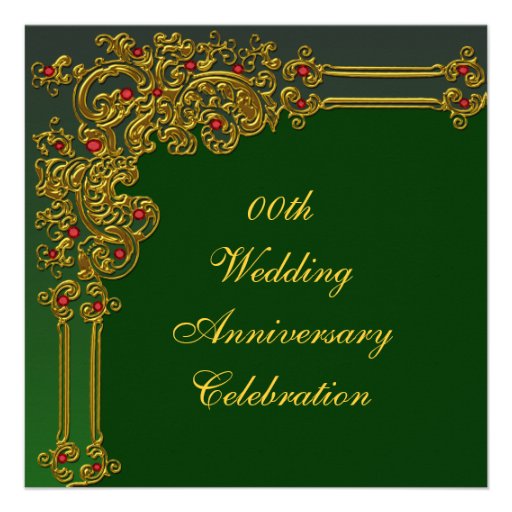 Custom Wedding Anniversary Party Invitation