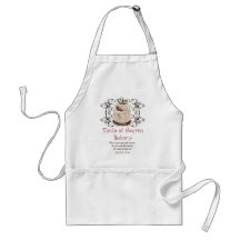 Custom Wedding Cake Modern Dot Stripe Swirls Apron