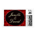 Custom Wedding Damask Postage postage by perfectpostage Custom Wedding Damask Postage postage