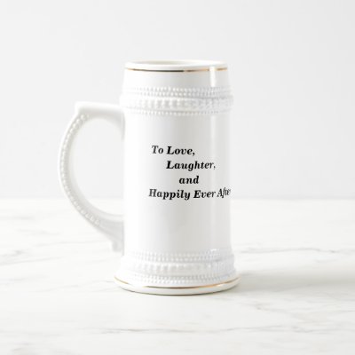 Custom Wedding Groomsman Beer Stein Coffee Mug