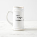 Custom Wedding Groomsman Beer Stein mugs