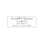 Custom Wedding | Hearts Return Address Self-inking Stamp