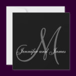 Custom Wedding Invitation Monogram Names