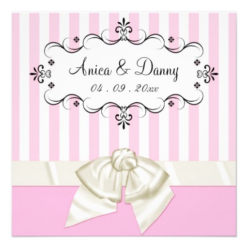 Custom Wedding Invitations - for Anica & Danny