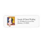 Custom Wedding Invites Envelope  Sticker Return Address Label
