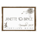 Custom Wedding Logo card business cards by aslentz Custom Wedding Logo card business cards