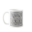 Custom wedding logo coffee mugs by perfectpostage Custom wedding logo coffee mugs