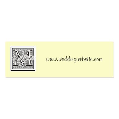 Custom wedding logo website card business card template by perfectpostage