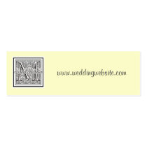 Custom wedding logo website card business cards