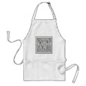 Custom wedding monogram aprons