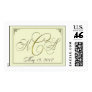 Custom Wedding Monogram Postage