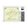 Custom Wedding Monogram Postage