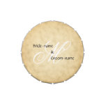 Custom Wedding Monogram Vintage Style Candy Tins at Zazzle