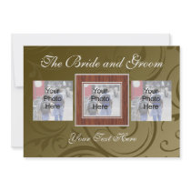 Custom Wedding Photo Card invitations by cutencomfy Custom Wedding Photo Card invitations