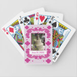Custom Wedding Photo Playing Cards playing cards