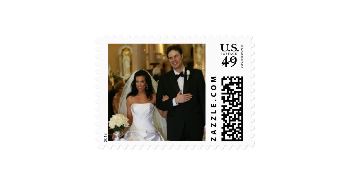 Custom Wedding Photo Postage Stamps Zazzle