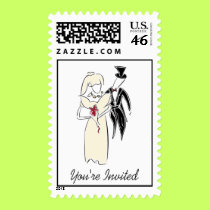 Custom Wedding Postage postage