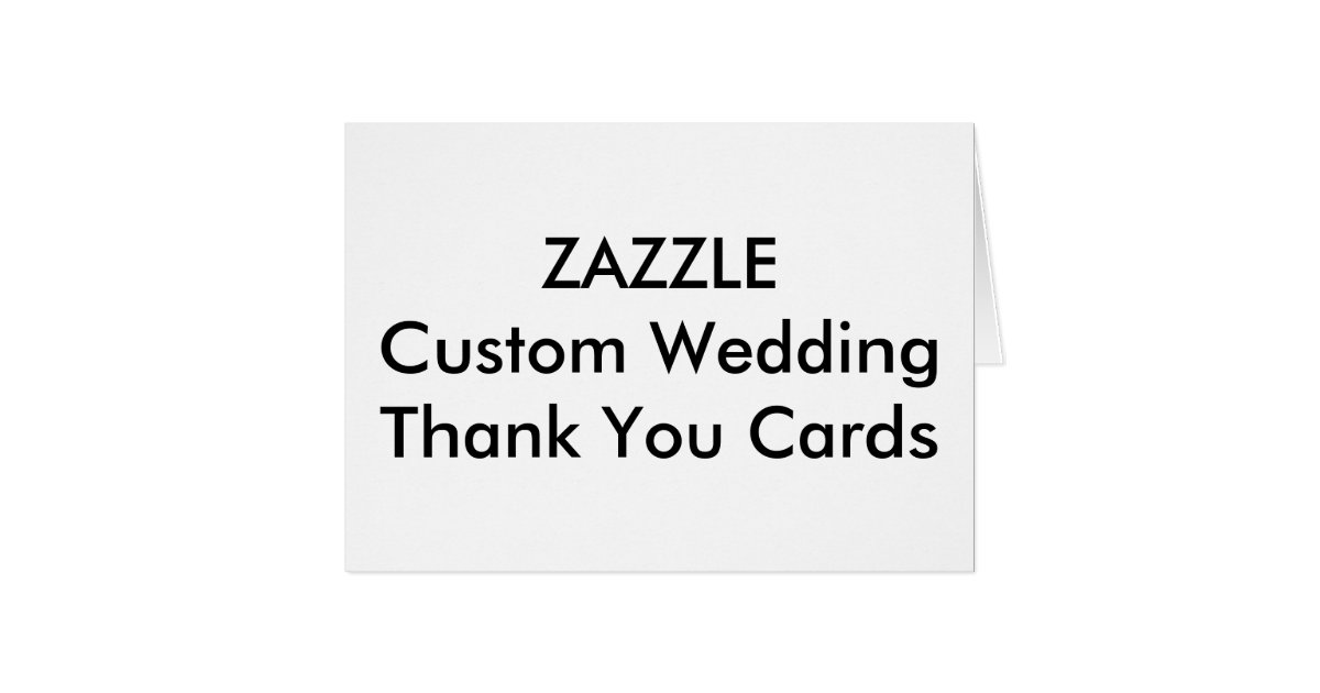 Custom Wedding Thank You Cards Note Card Zazzle Custom Wedding Thank You Cards Note Card Zazzle