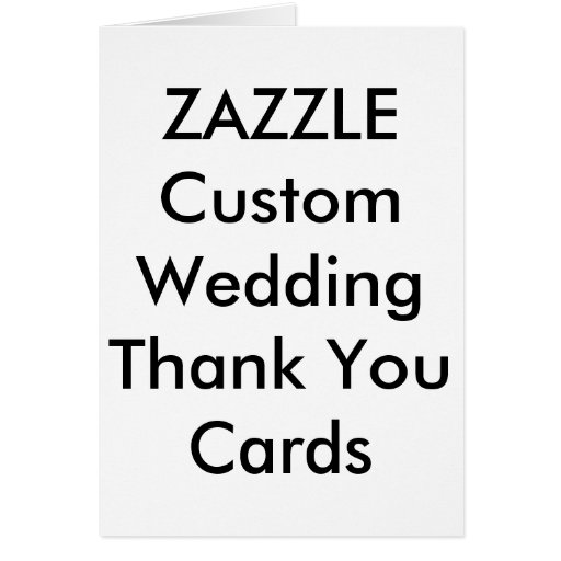Custom Wedding Thank You Cards Zazzle Custom Wedding Thank You Cards Zazzle
