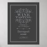 Custom Wine Tasting Art Print - Home Decor