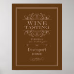 Custom Wine Tasting Art Print - Home Decor