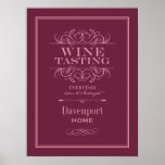 Custom Wine Tasting Art Print - Home Decor