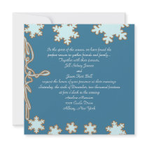 Custom Winter Wedding Invitation by nuclearswan Custom Winter Wedding Invitation