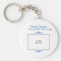 Custom Worlds Greatest Treeing Walker Coonhound Key Chain