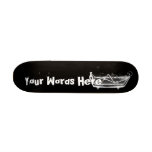 Custom X-Ray Skeleton B&amp;W Bath Time Boards Skateboard Decks