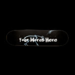 Custom X-Ray Skeleton Bad Dog Blue Boards Skate Board Deck