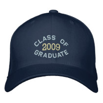 Custom Year Graduation 2009 embroidered hats by jamiecreates1 Custom Year Graduation 2009 embroidered hats