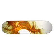 Custom Yellow Flame Board skateboards by 3dartwork Custom Yellow Flame Board skateboards