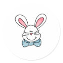 CUSTOMBUNNYHEADBLUE stickers by easter_store CUSTOMBUNNYHEADBLUE stickers