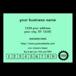 Customer Loyalty Promotional Sale business cards