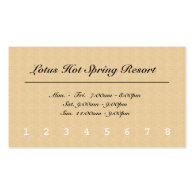 customer reward punch card. business card template