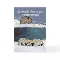 Customer Season's Greeting Card - Hand Painted
