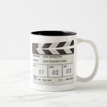 Customisable Clapperboard Mug