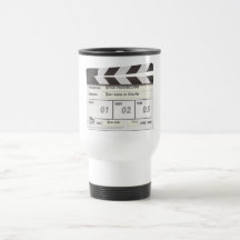 Customisable Clapperboard Thermos Location Mug