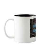 Customisable Engineer's Mug with 19" Rack & Text