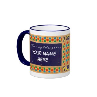 Customisable Name-specific Ringer Mug mug